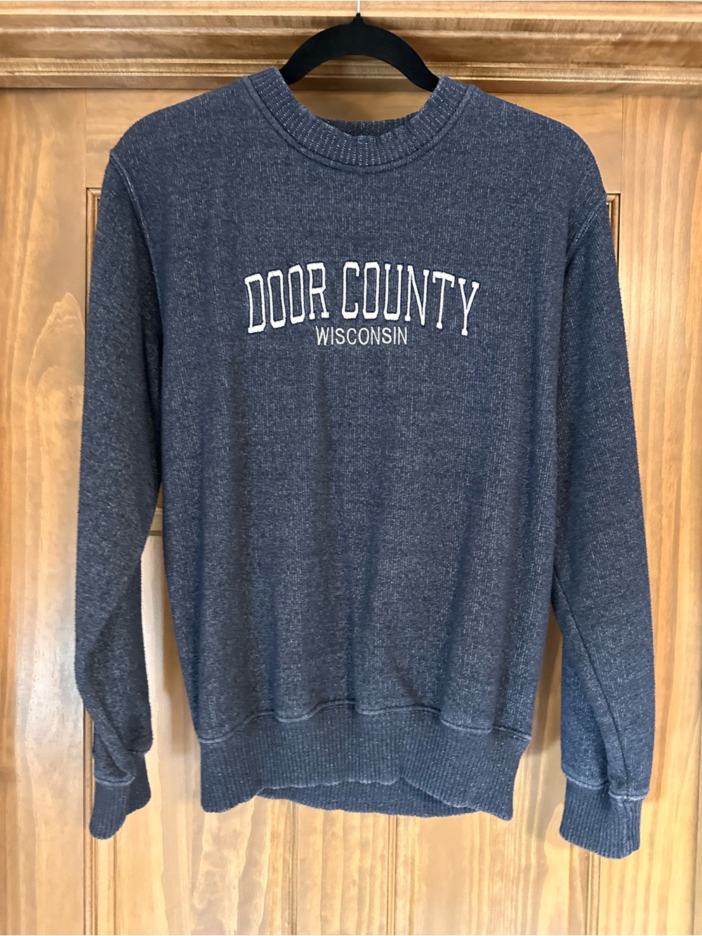 Door County Wisconsin Women’s Crewneck Sweater - Navy